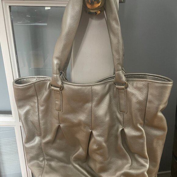 Cole Haan Hazelle Pebbled Leather Tote Bag - Picture 4 of 11